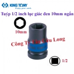 4535-10-Tuýp 1-2 inch lục giác 6 cạnh loại tuýp đen ngắn 10mm